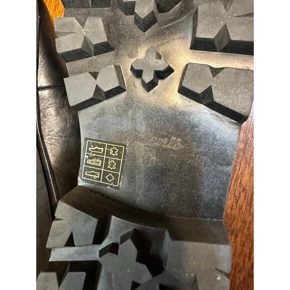 Madewell Chunky Mary Jane Shoes Women 10 Black Academia Dark Neutral Grunge 90s - Picture 9 of 11